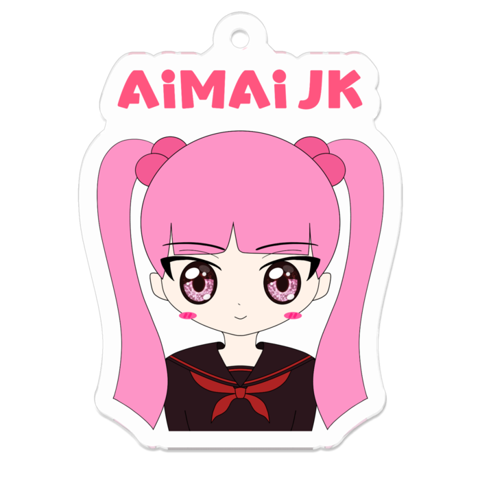 アクリルキーホルダー - 50 x 50 (mm)