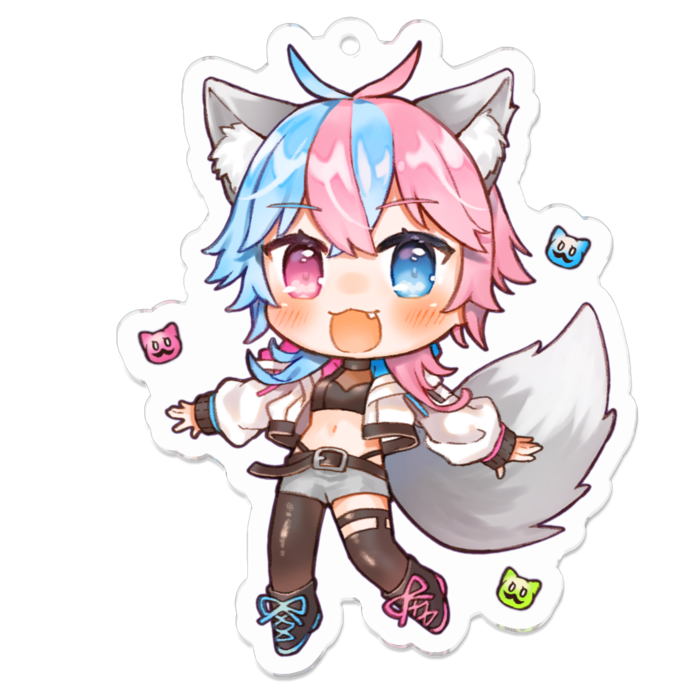 アクリルキーホルダー - 70 x 70 (mm)