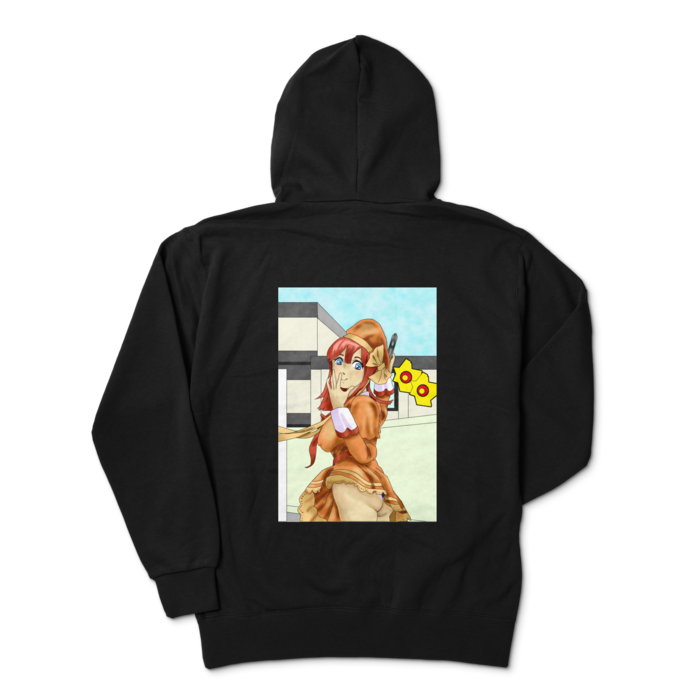 ジップパーカー - XL - 背面