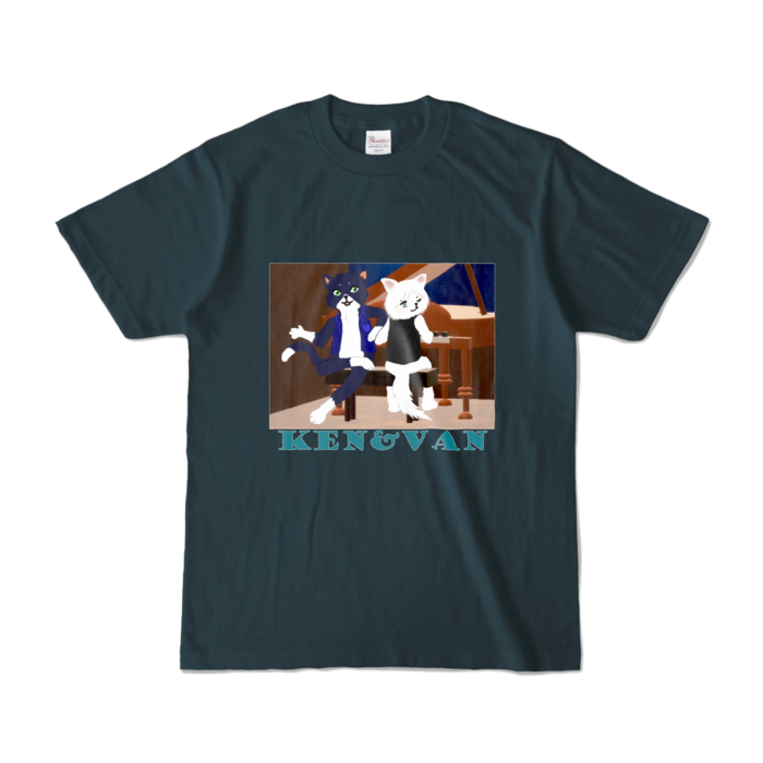 カラーTシャツ - S - デニム (濃色)