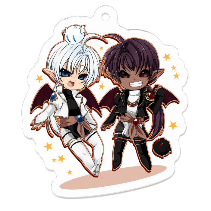 アクリルキーホルダー - 50 x 50 (mm)