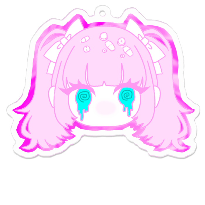 アクリルキーホルダー - 70 x 70 (mm)