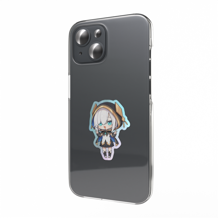 オーロラスマホステッカー - W55 × H91mm 以内