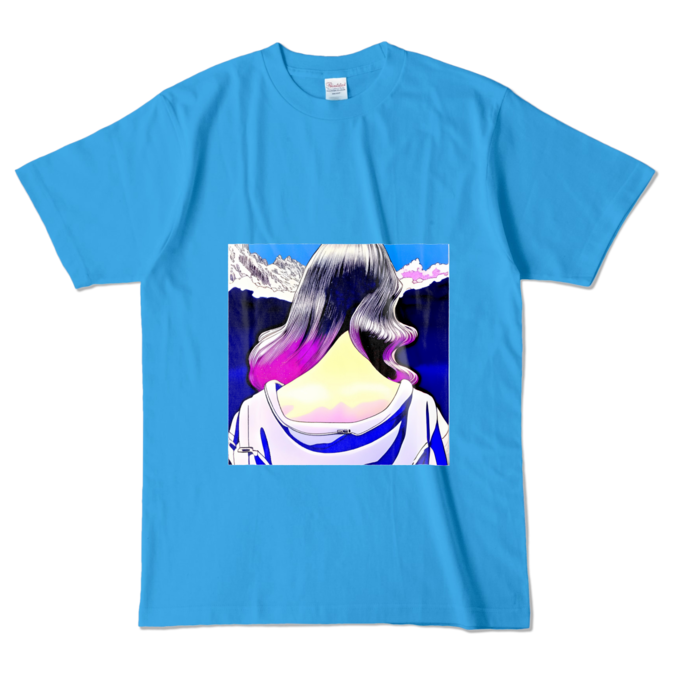 カラーTシャツ - L - ターコイズ (濃色)