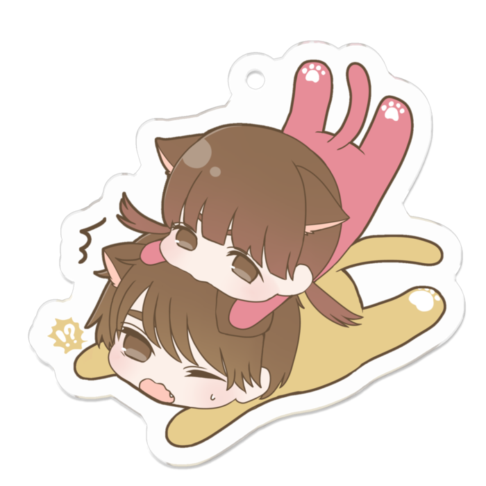 アクリルキーホルダー - 50 x 50 (mm)