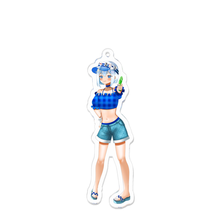 アクリルキーホルダー - 100 x 100 (mm)