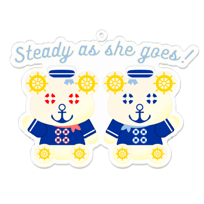 アクリルキーホルダー - 100 x 100 (mm)