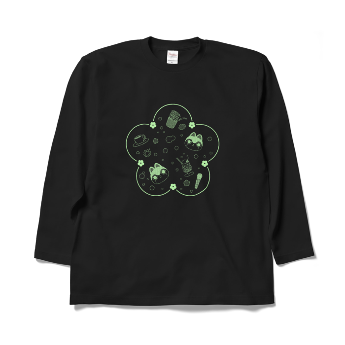 ロングスリーブTシャツ - XL - ブラック