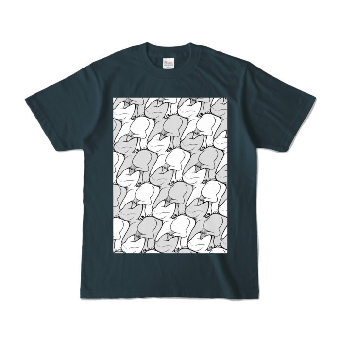 カラーTシャツ - S - デニム (濃色)