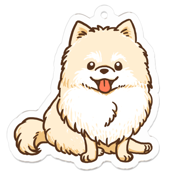 アクリルキーホルダー - 50 x 50 (mm)