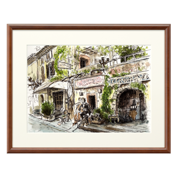 A4 - 額縁・ブラウン