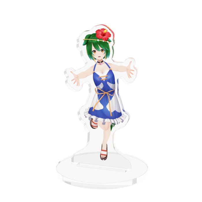 白肌アクリルフィギュア - 70x70mm