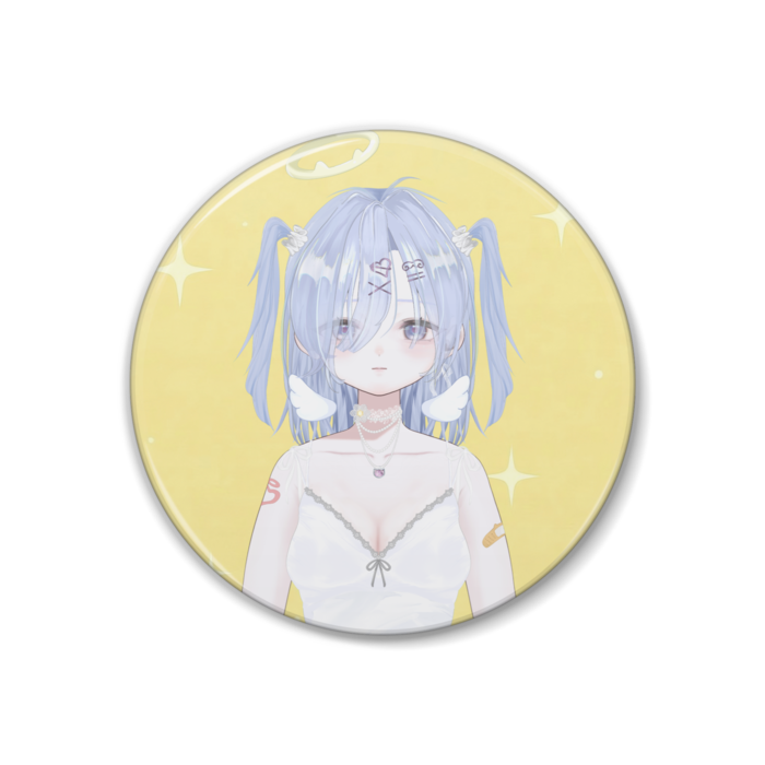 ②缶バッジ - 38mm(ツインテールありver)
