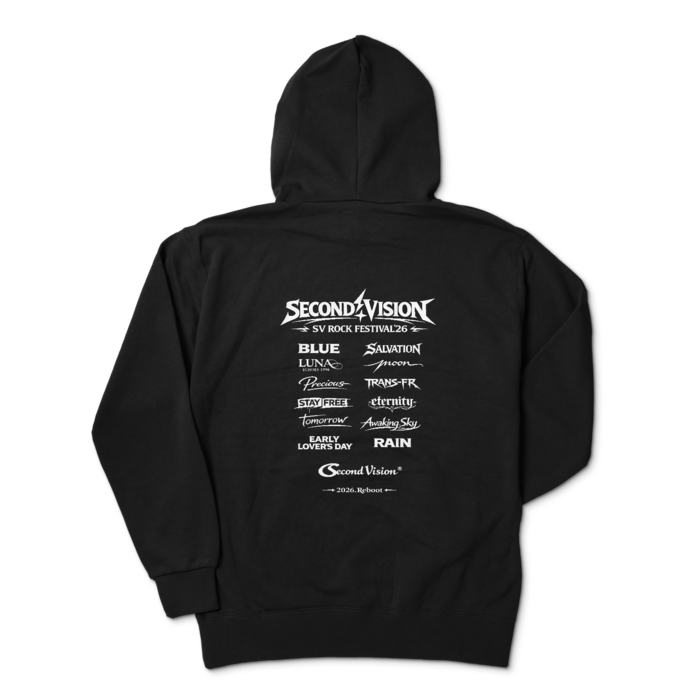 ジップパーカー - XL - ブラック