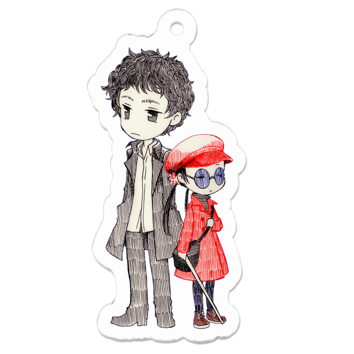 アクリルキーホルダー - 50 x 50 (mm)