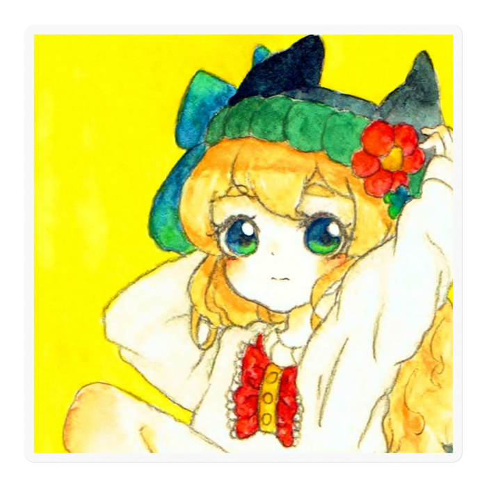ステッカー - 100 x 100 (mm)