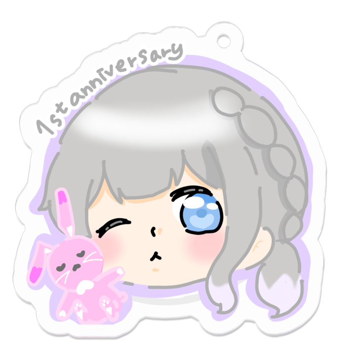 アクリルキーホルダー - 50 x 50 (mm)