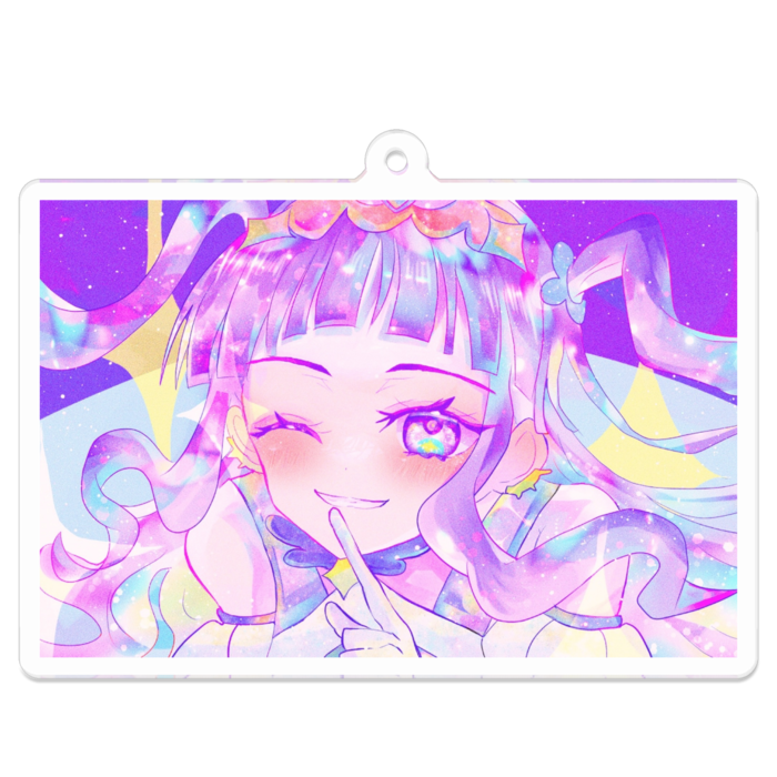 アクリルキーホルダー - 70 x 70 (mm)