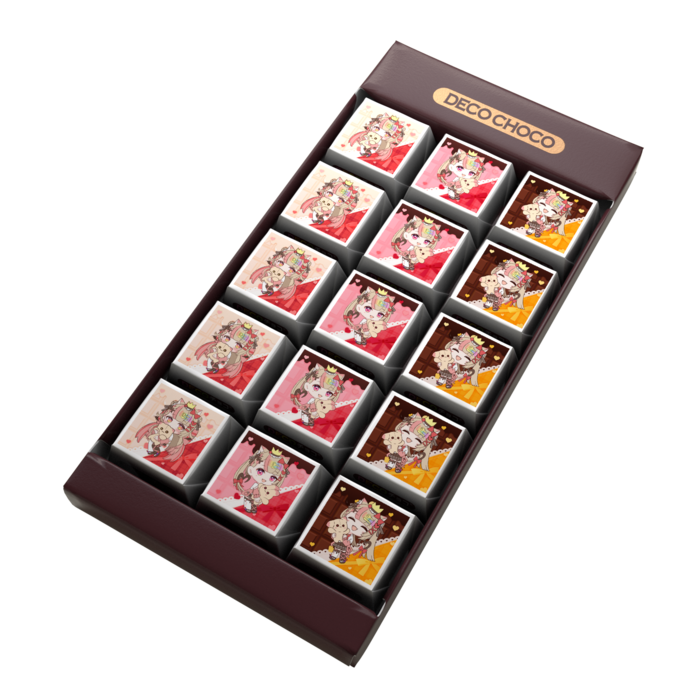 DECOチョコ - 列ごとにデザイン