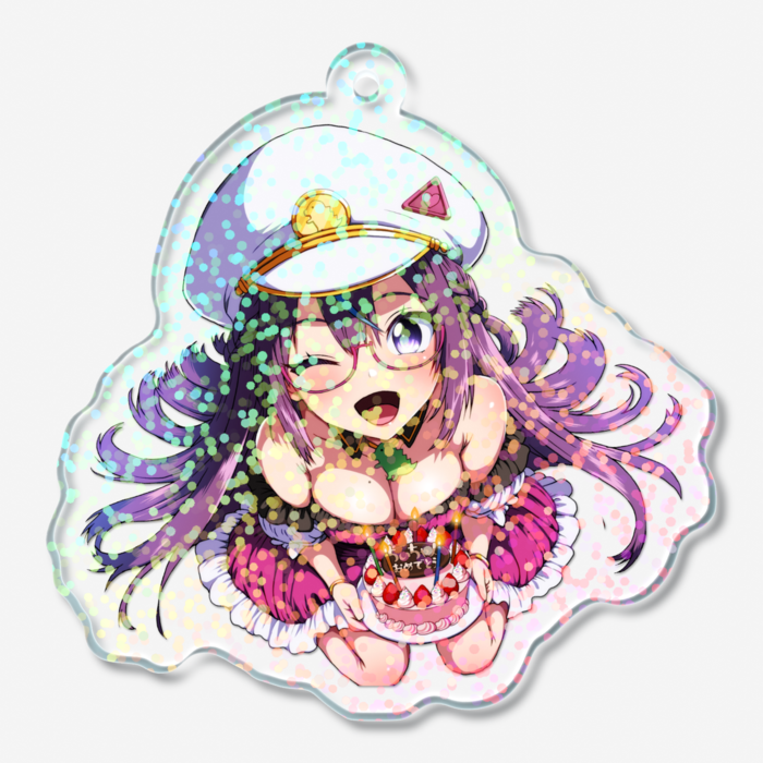 ホログラムアクリルキーホルダー - 50 × 50mm