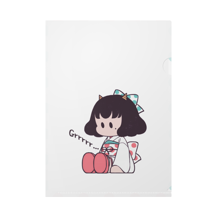 OSWR_A4クリアファイル_しょんぼり