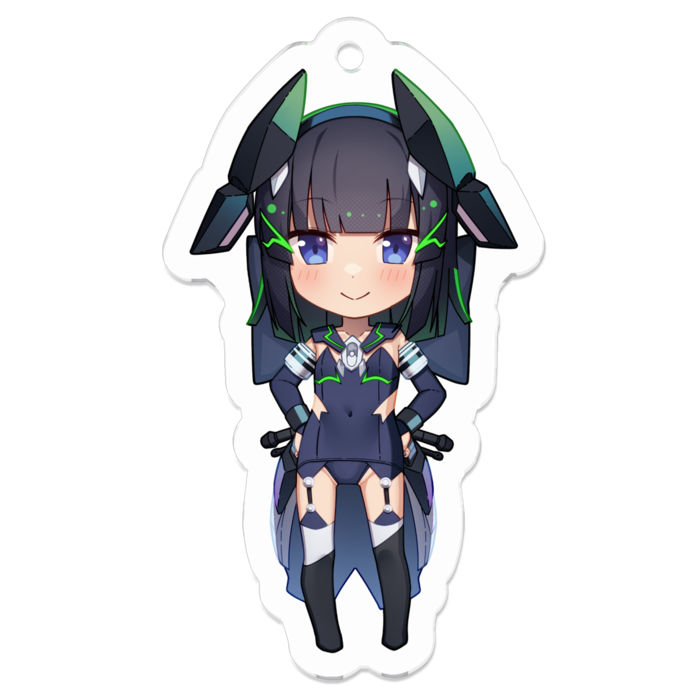 アクリルキーホルダー(コーティング) - 50 x 50 (mm)