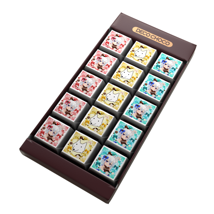 DECOチョコ - 列ごとにデザイン