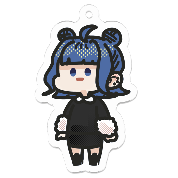 もちもちニュイちゃん - 50 x 50 (mm)