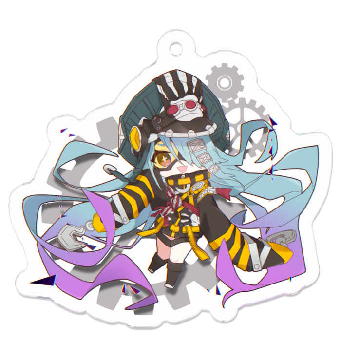 アクリルキーホルダー - 50 x 50 (mm)