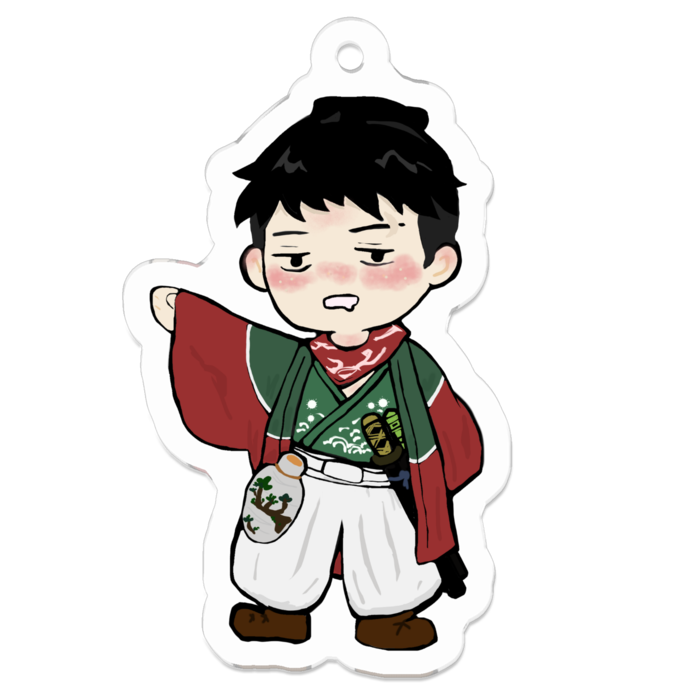 アクリルキーホルダー - 50 x 50 (mm)