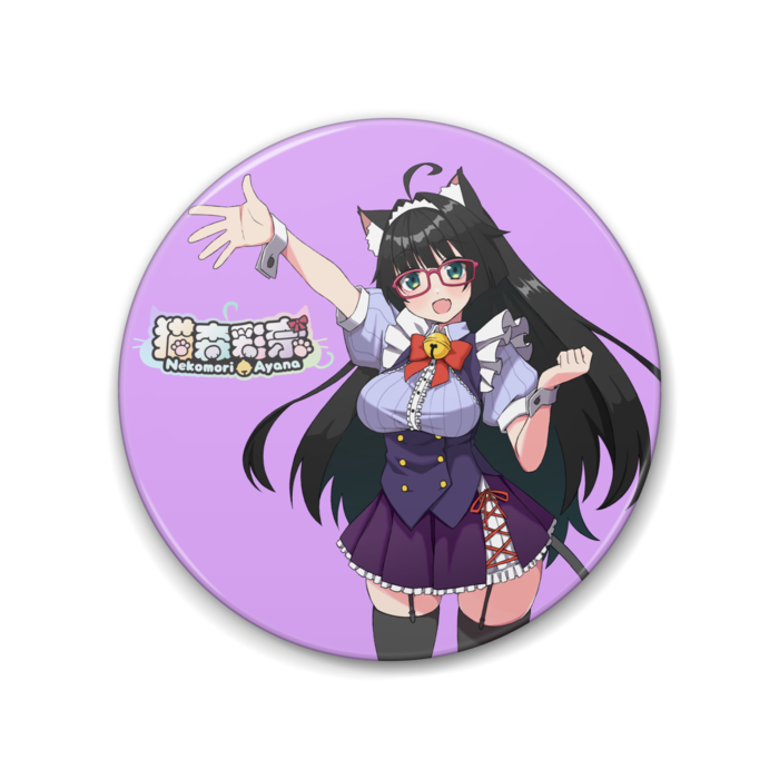 缶バッジ【メイド風】 88mm