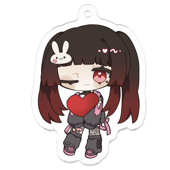 ハート抱っこゆずき - 50 x 50 (mm)