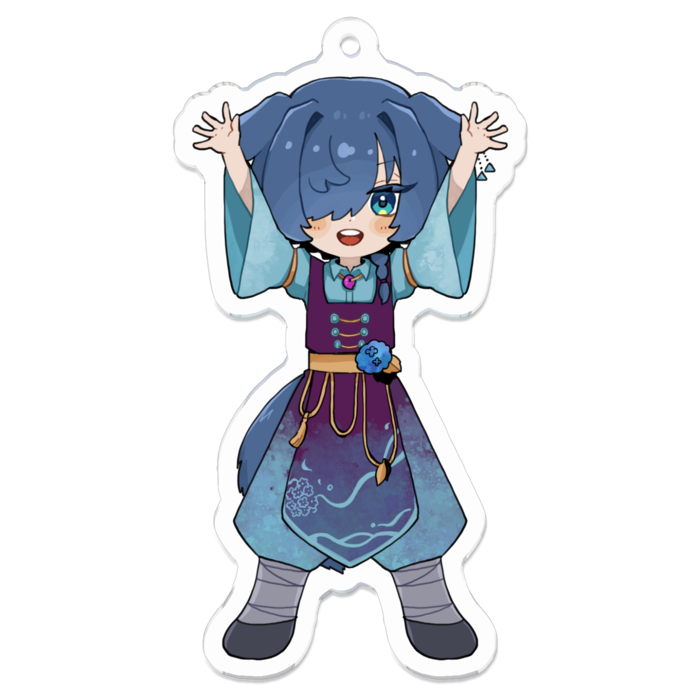 アクリルキーホルダー - 70 x 70 (mm)