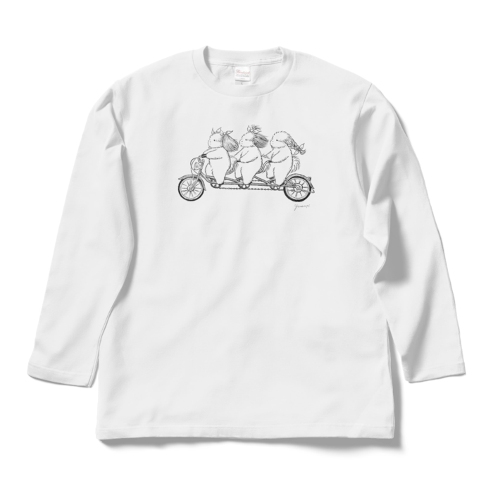 ロングスリーブTシャツ - L - ホワイト/Long Sleeve T-Shirt white(L)