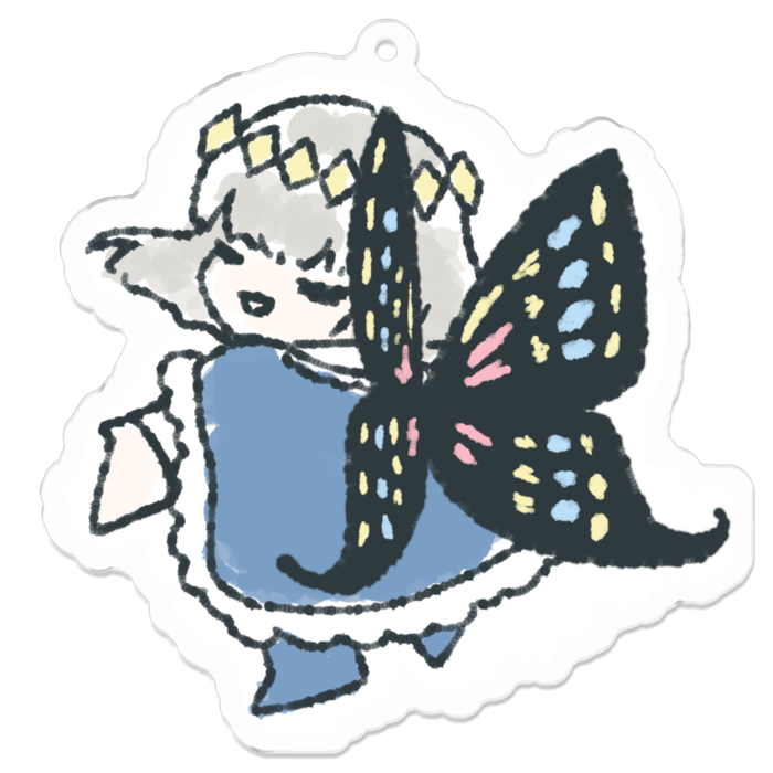 アクリルキーホルダー - 70 x 70 (mm)