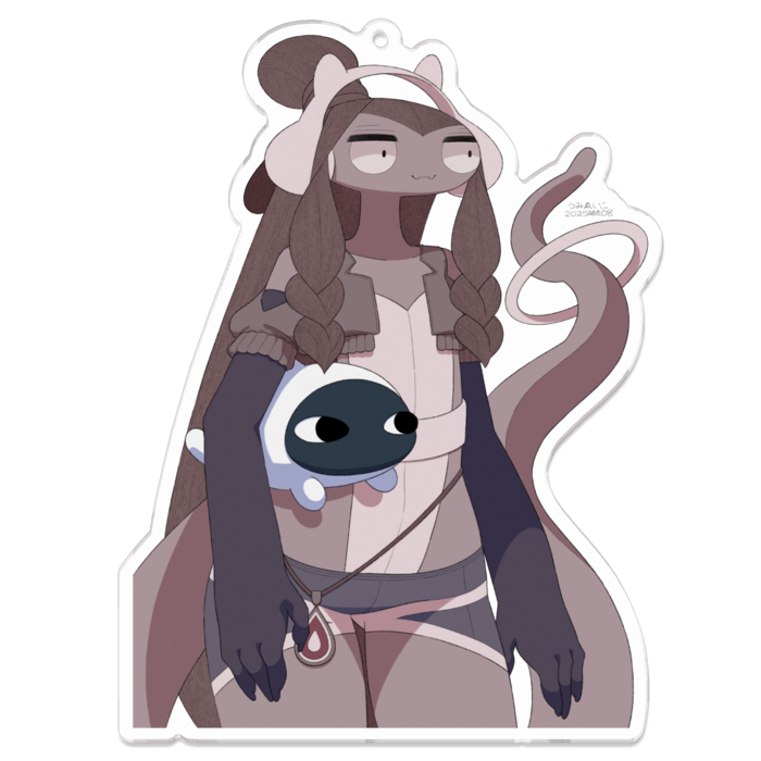 アクリルキーホルダー（コーティング） - 100 x 100 (mm)