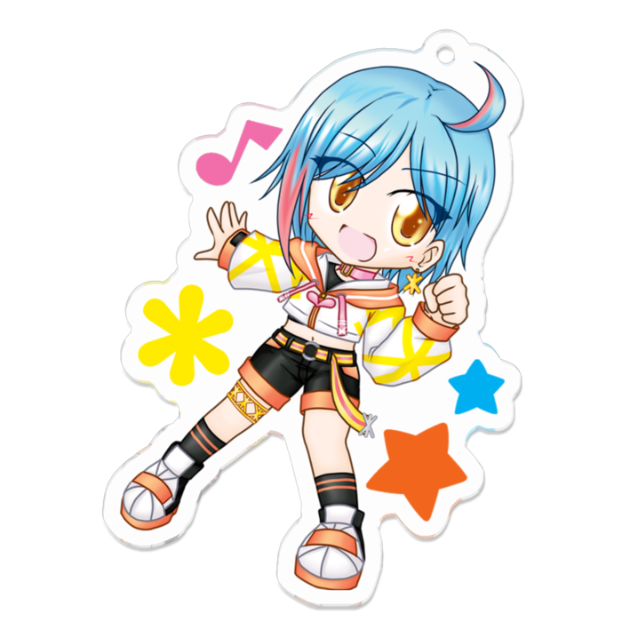 アクリルキーホルダー - 70 x 70 (mm)