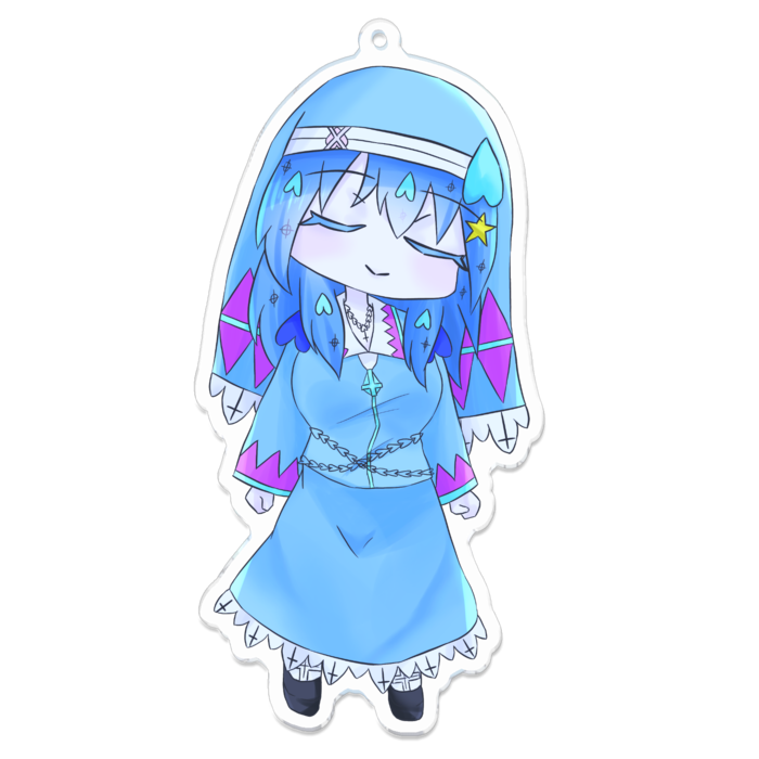 アクリルキーホルダー - 100 x 100 (mm)