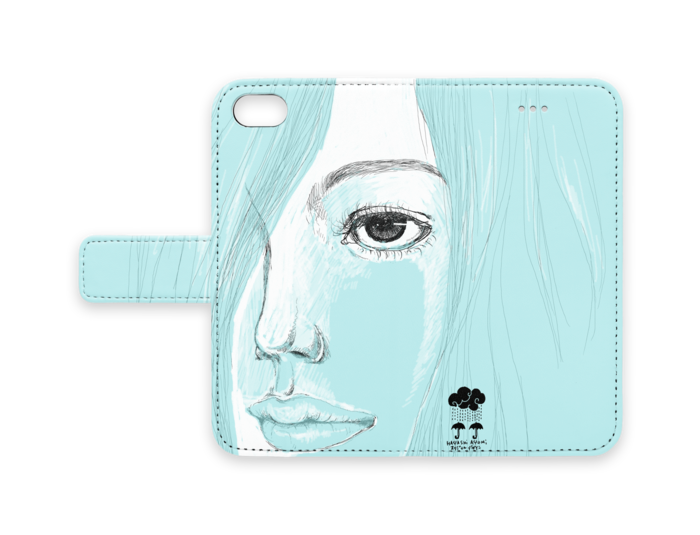 手帳型iPhoneケース - iPhone7 - ストラップ穴 なし