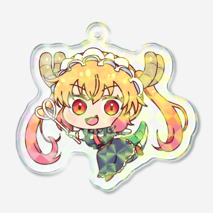 ホログラムアクリルキーホルダー - 50 × 50mm