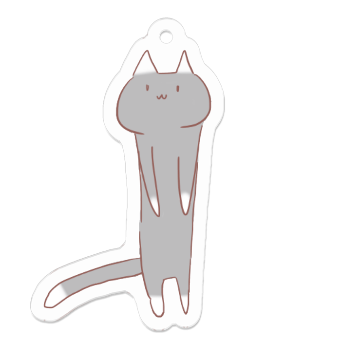 アクリルキーホルダー - 50 x 50 (mm)