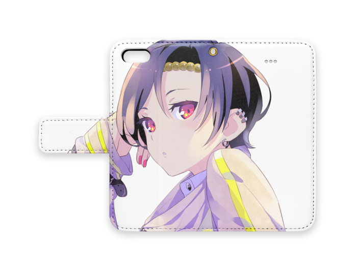手帳型iPhoneケース - iPhone5 - ストラップ穴 あり