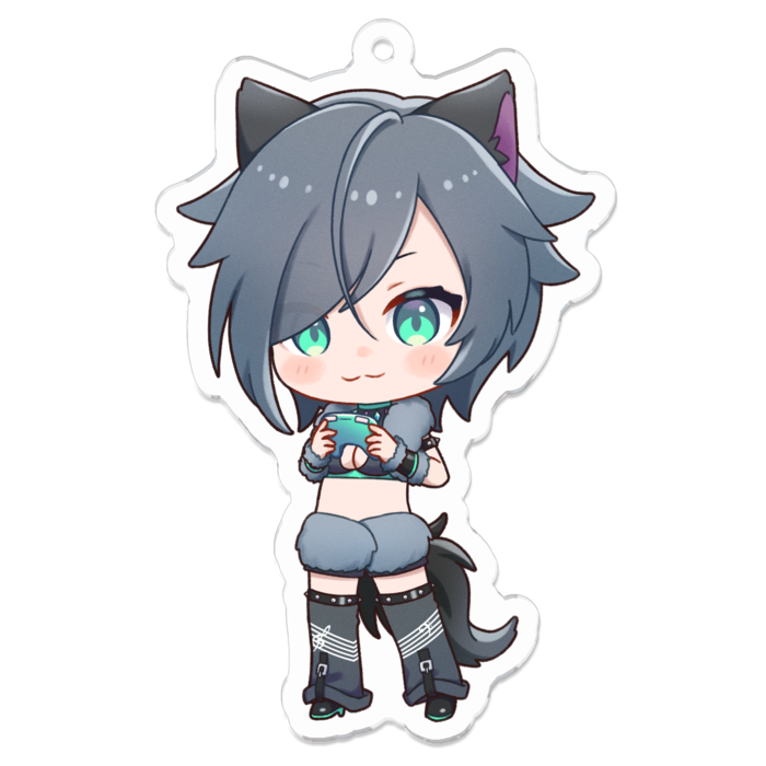 アクリルキーホルダー_ヴァネッサ（通常） - 70 x 70 (mm)