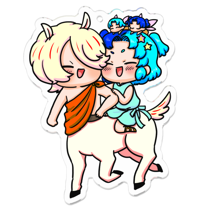 アクリルキーホルダー - 70 x 70 (mm)