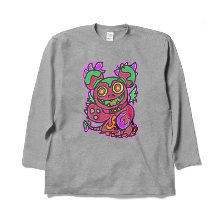 ロングスリーブTシャツ - XL - 杢グレー