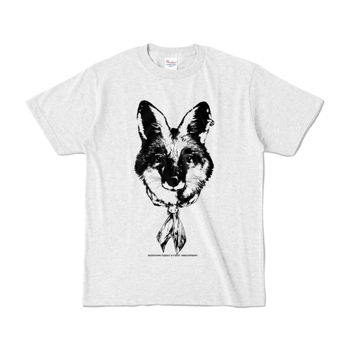 カラーTシャツ(淡色) - S - 正面 - アッシュ