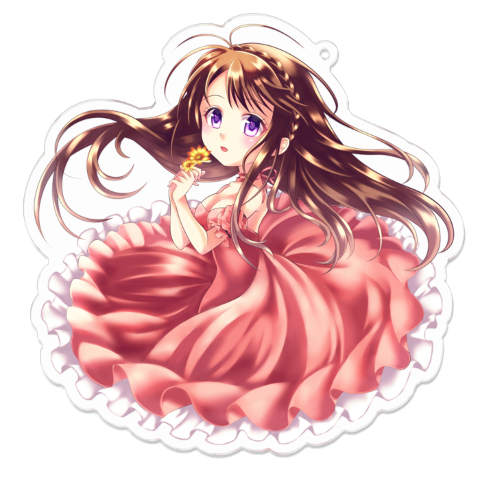 アクリルキーホルダー - 100 x 100 (mm)