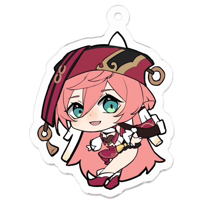 アクリルキーホルダー - 50 x 50 (mm)