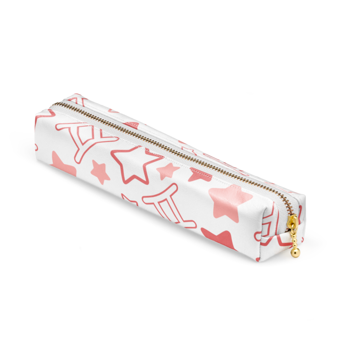 ペンケース - 20 x 4 x 4cm - ホワイト