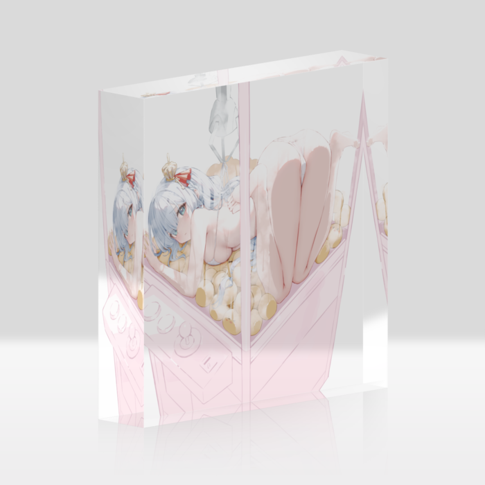 アクリルブロック - 100x100mm(クリアタイプ)